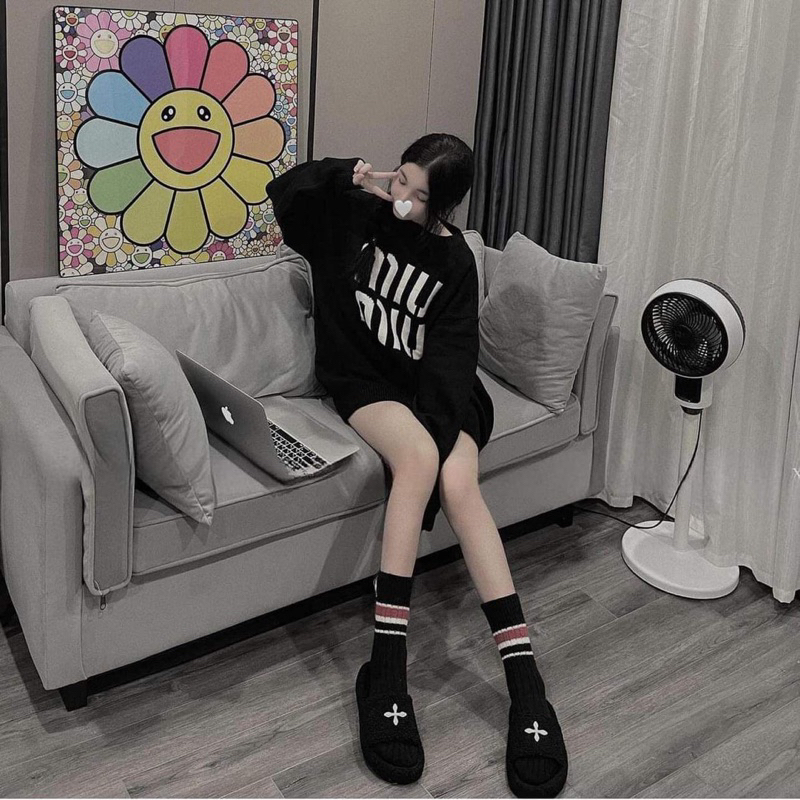 Áo nỉ Sweater Miu Miu full sz Nam , Nữ siêu hót