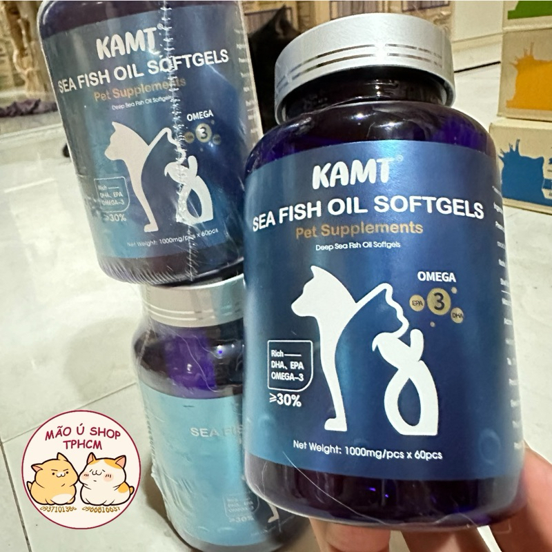 DẦU CÁ KAMT DƯỠNG LÔNG CHO CẢ CHÓ VÀ MÈO