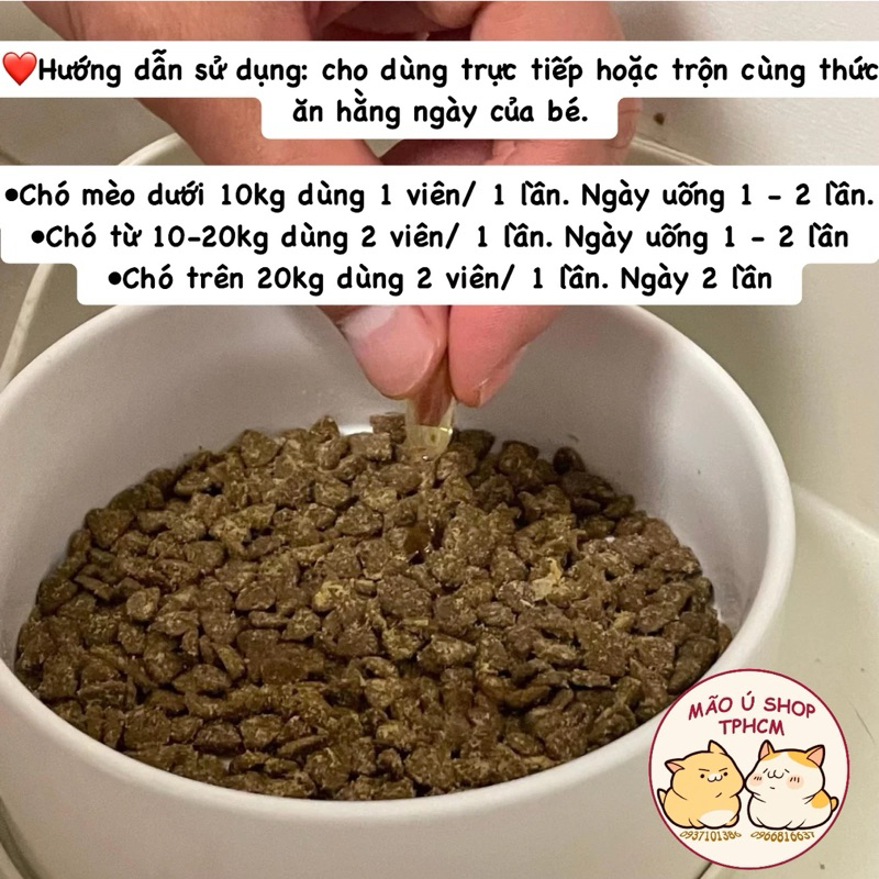 DẦU CÁ KAMT DƯỠNG LÔNG CHO CẢ CHÓ VÀ MÈO