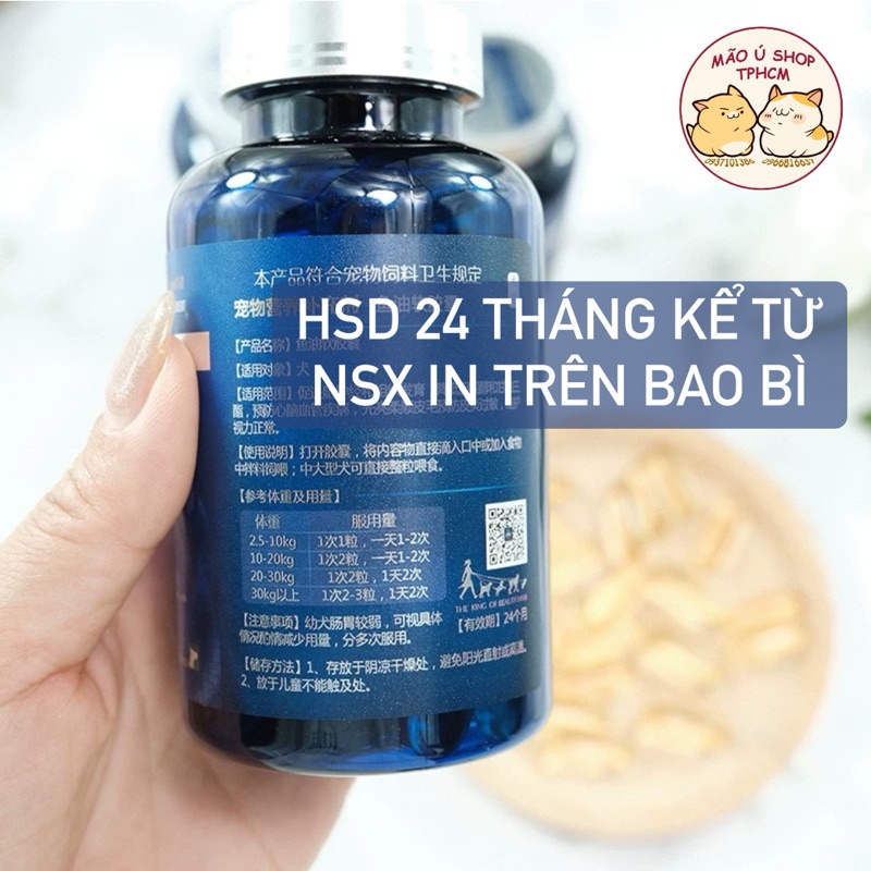 DẦU CÁ KAMT DƯỠNG LÔNG CHO CẢ CHÓ VÀ MÈO