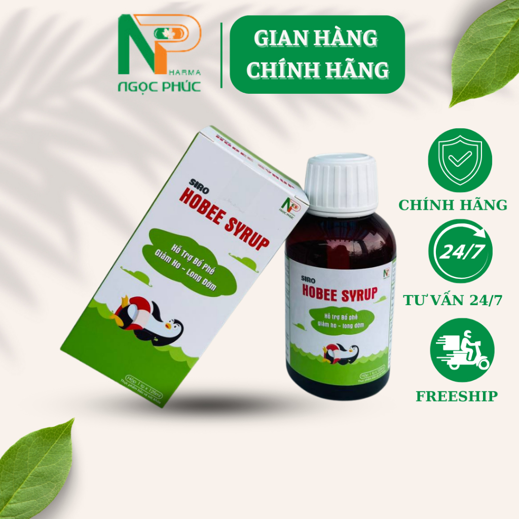 Siro Hobee Syrup bổ phế giảm ho long đờm siêu hiệu quả -𝘿𝙋_𝙉𝙜𝙤̣𝙘 𝙋𝙝𝙪́𝙘