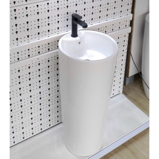 [ GIÁ KHO ] LAVABO TRỤ ĐỨNG TRÒN (KHÔNG BAO GỒM VÒI VÀ XẢ LAVABO)