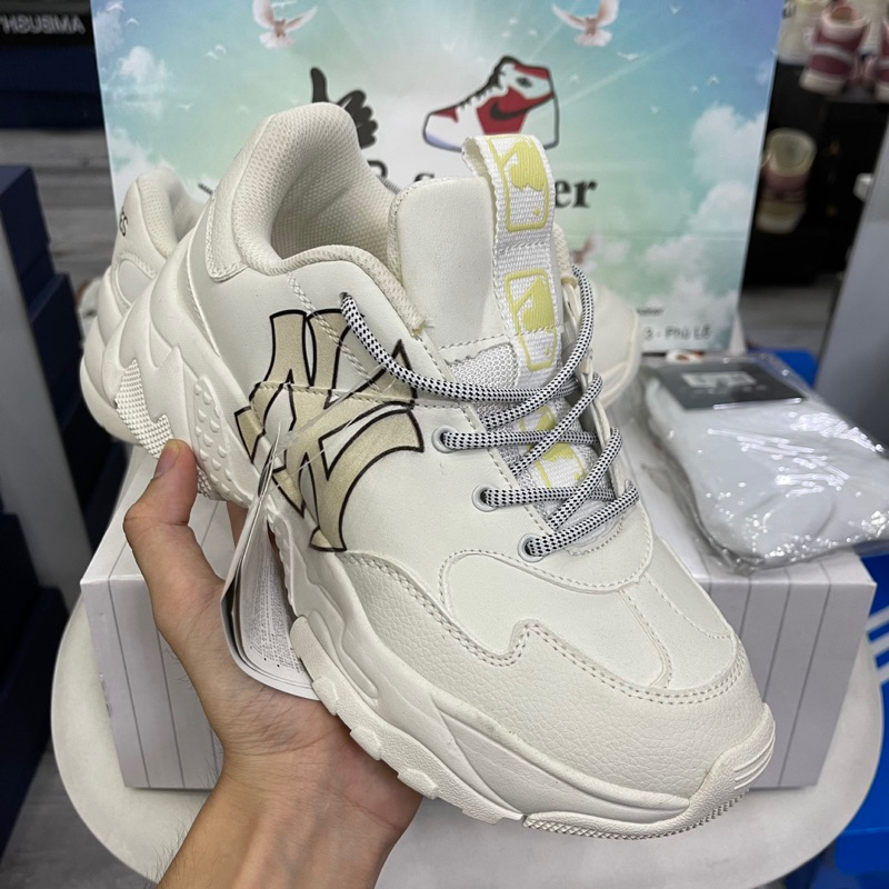 Giày Thể Thao M.LB Ny Vàng Full Box Hàng Xịn Cho Nam Nữ Tặng Tất + Hộp Bảo Vệ