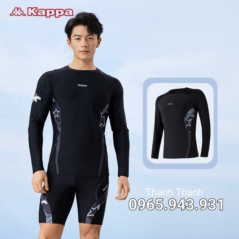 Bộ đồ bơi nam dài tay cao cấp KAPPA size từ 45=>95kg