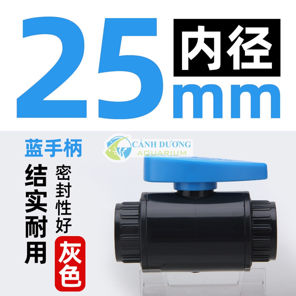 Van khóa SANKING màu Đen Phi 20-25-32 cho hồ cá