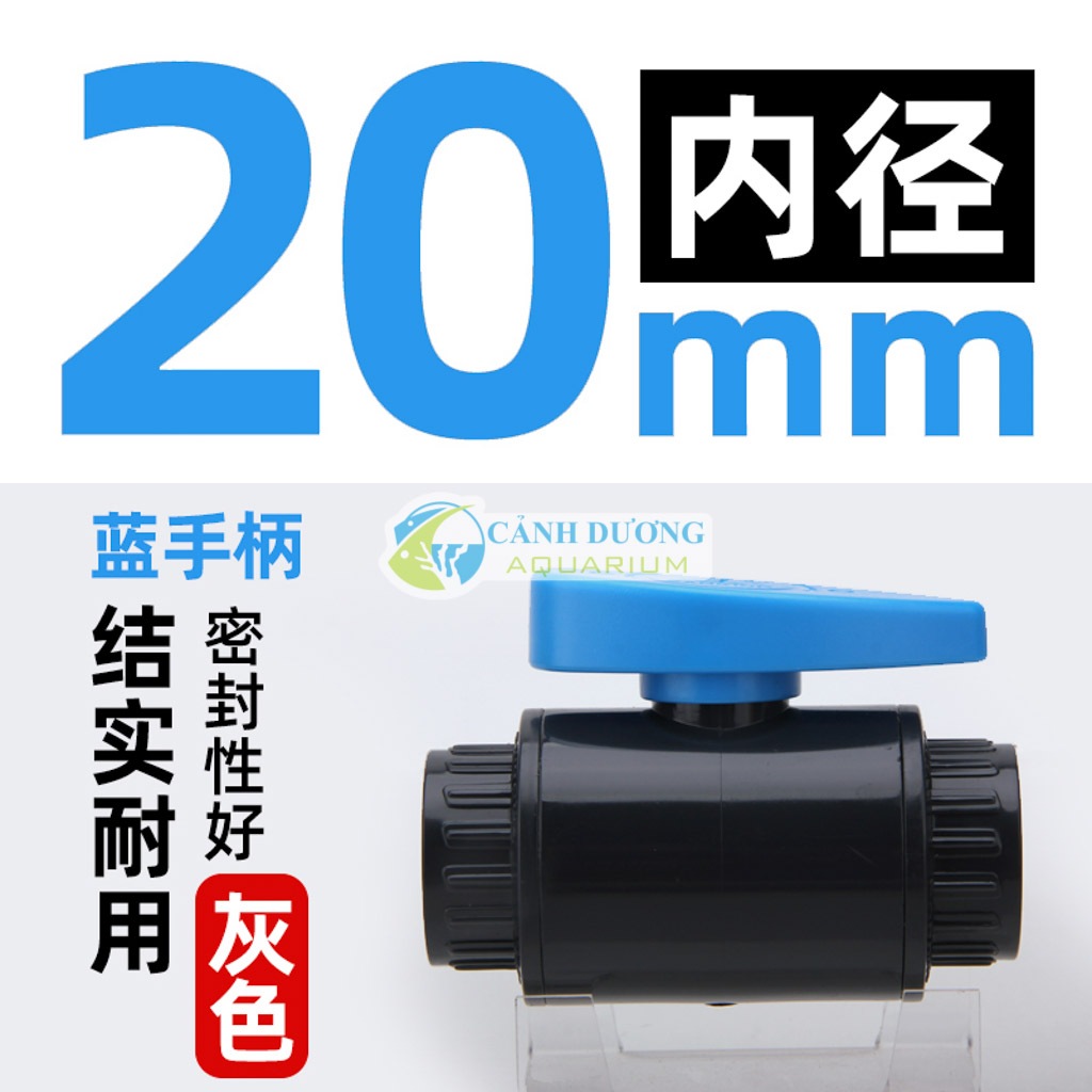 Van khóa SANKING màu Đen Phi 20-25-32 cho hồ cá