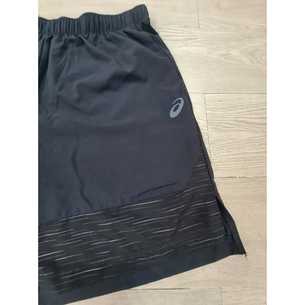 Quần short thể thao tennis A.sic$ chính hãng, lưng thun có dây cột, ống xẻ bên đùi, túi sau có khóa kéo/ size M L XL