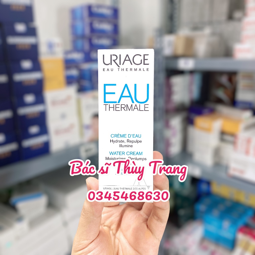 Cream dưỡng ẩm chuyên sâu, giữ nước, phục hồi và tạo màn bảo vệ da URIAGE EAU Thermale Crème D'EAU Water Cream - 40ML