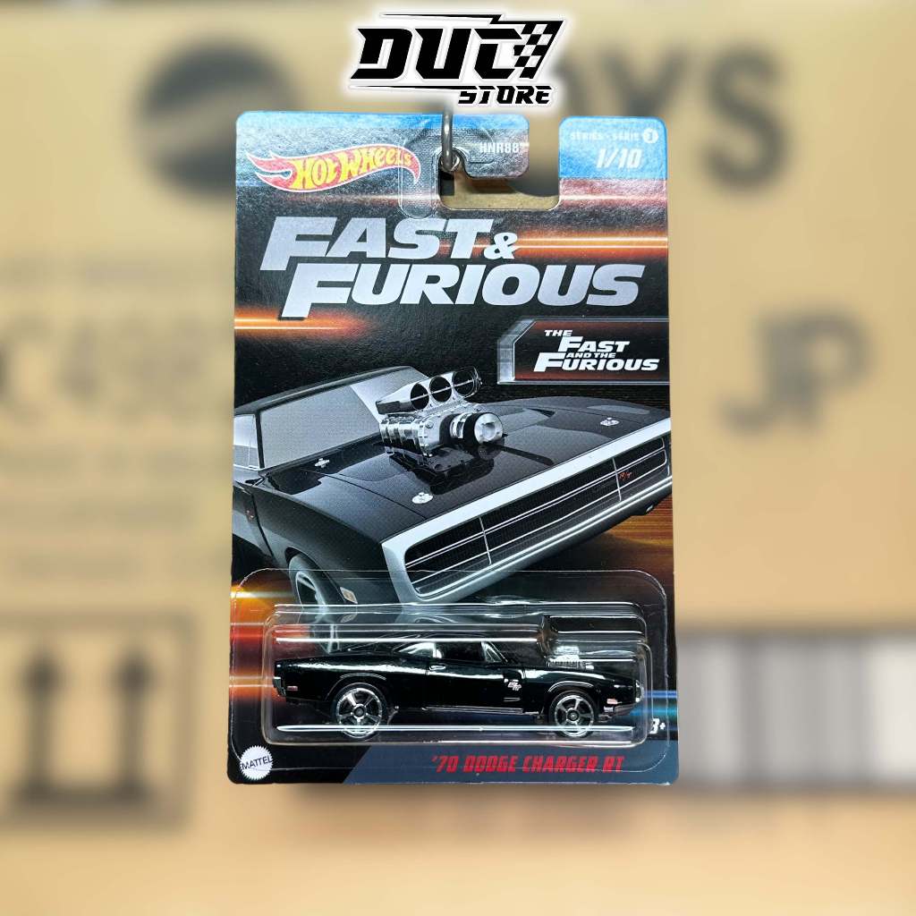 Ducstore.vn Xe mô hình HNT11 Hot Wheels 70 Dodge Charger R-T - Fast & Furious Series  - Series 3