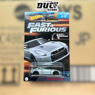 Ducstore.vn xe mô hình hnt16 hot wheels 2009 nissan gt-r - fast & furious series - series 3