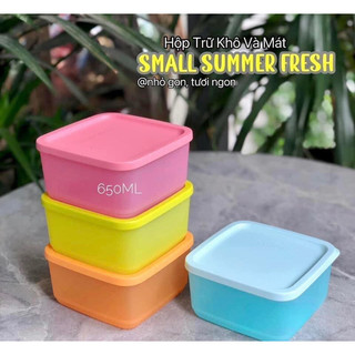 Bộ hộp BQTP Small Square Round 650ML (4 hộp)