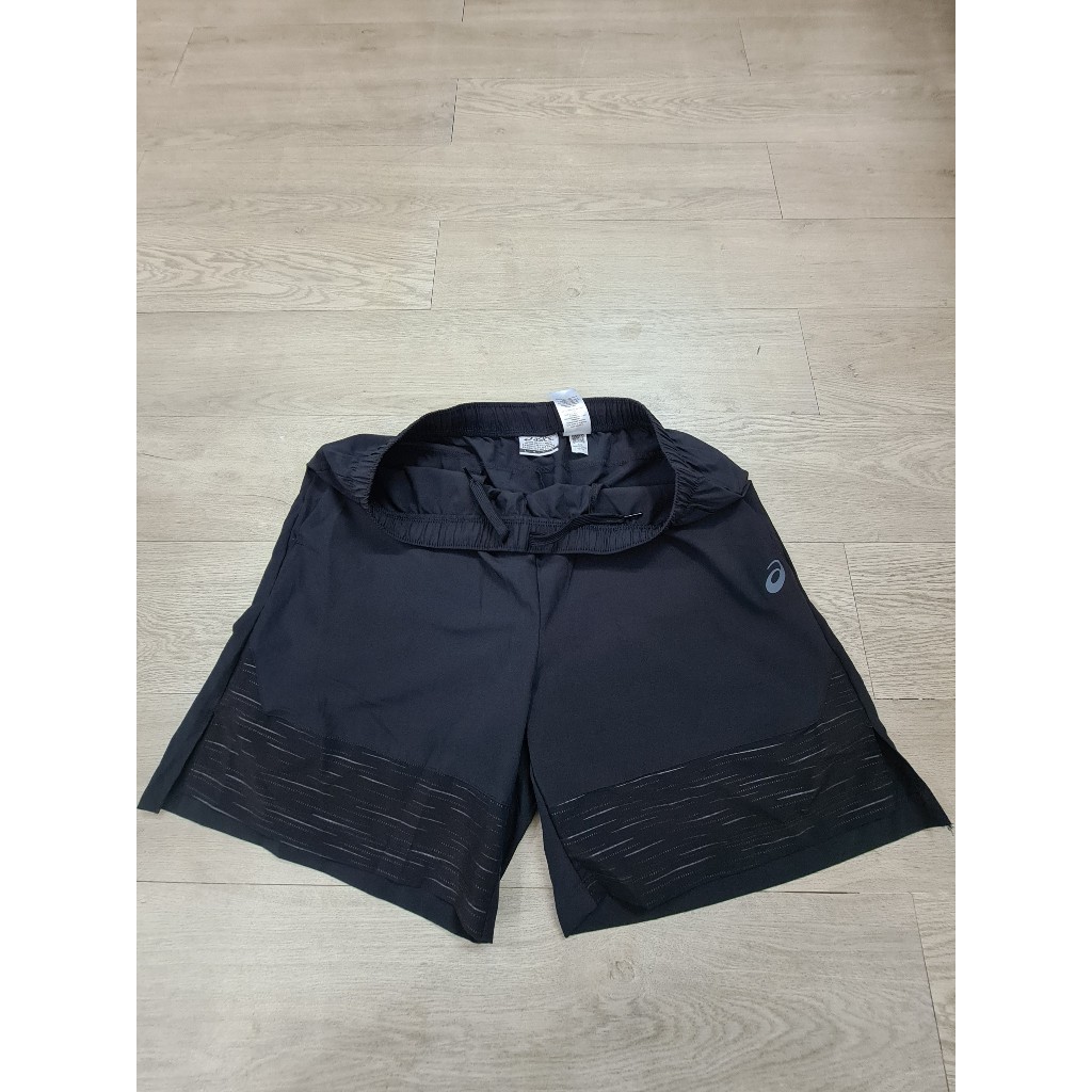 Quần short thể thao tennis A.sic$ chính hãng, lưng thun có dây cột, ống xẻ bên đùi, túi sau có khóa kéo/ size M L XL
