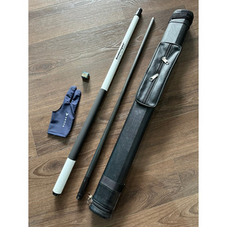 Cơ Bida Carbon - Cơ LeadSuper - ngọn full 100% carbon - Tặng kèm bao da, găng tay, lơ