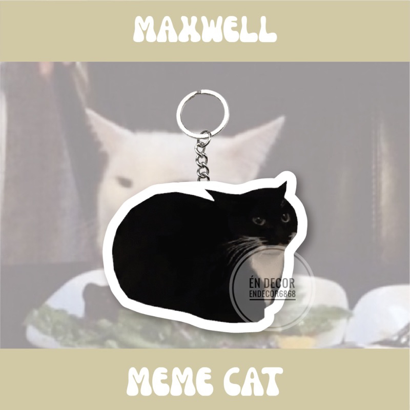 Móc khoá mèo, meme cat , móc khoá bựa, móc khoá dễ thương