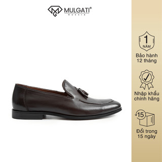 Giày lười nam MULGATI Tasseled Loafer da bò cao cấp mũi nhọn đính tua rua - F228A