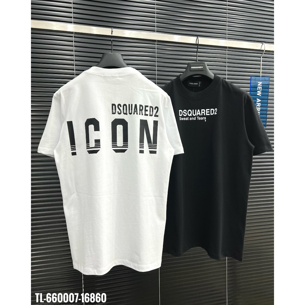 🔥Hot🔥Áo thun DSQUARED2 in chữ trước sau thiết kế hot trend Nam nữ New 2024