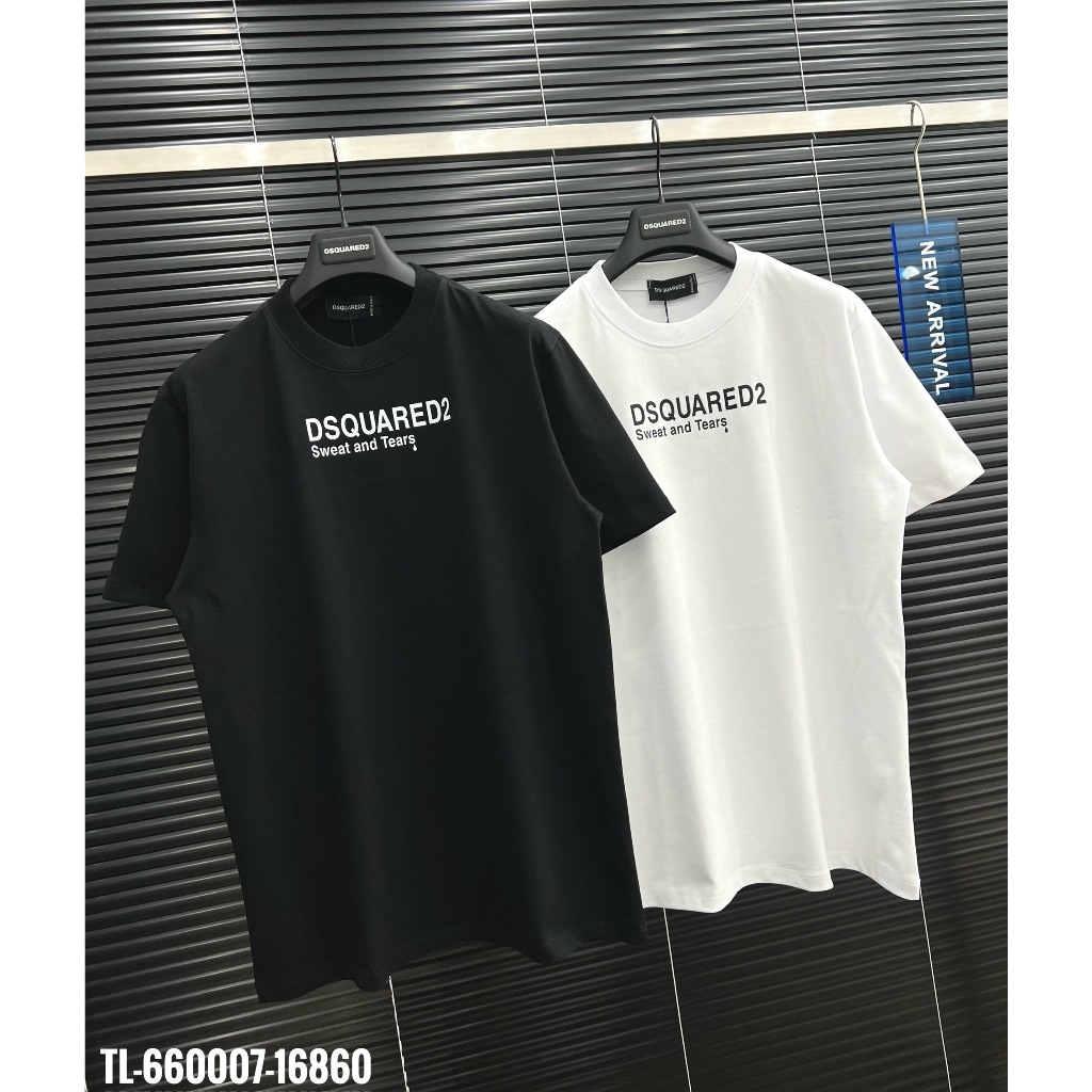 🔥Hot🔥Áo thun DSQUARED2 in chữ trước sau thiết kế hot trend Nam nữ New 2024
