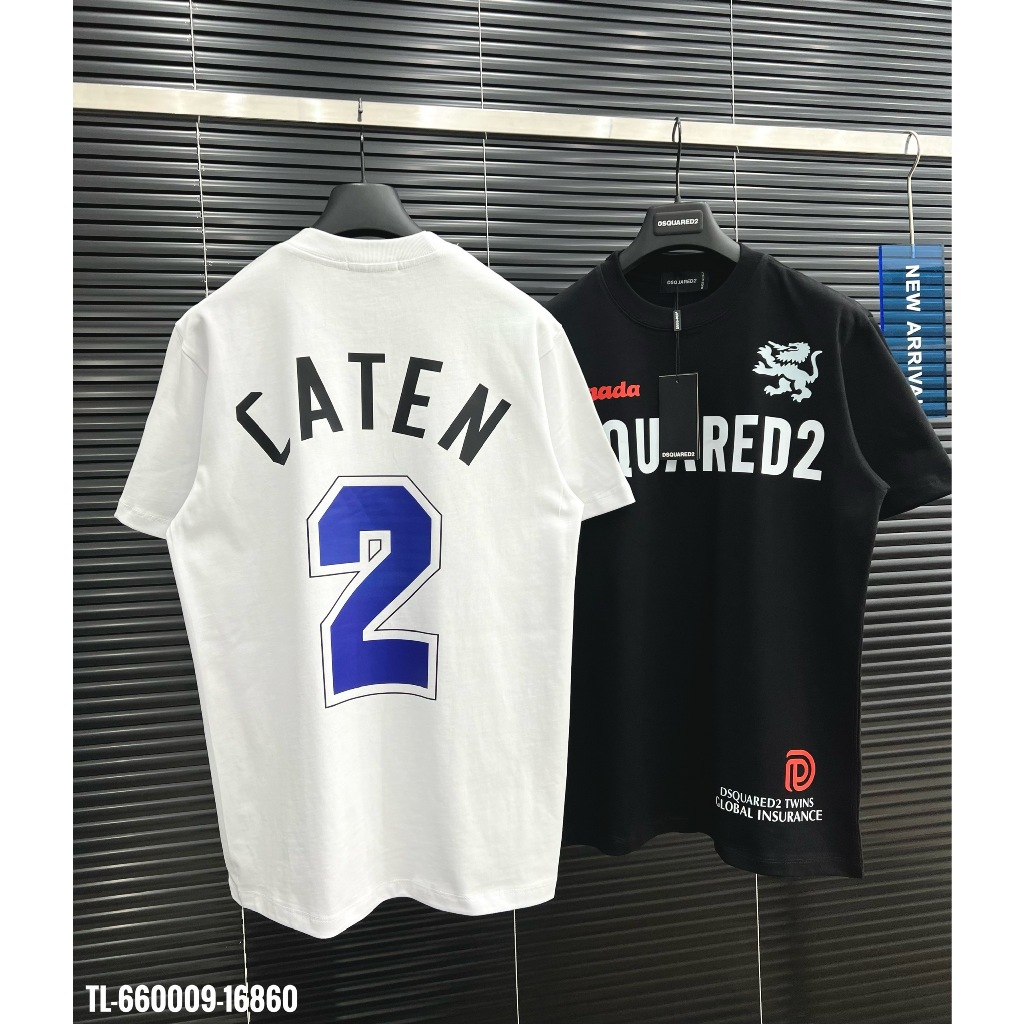 🔥Hot🔥Áo thun Dsquared2 caten họa tiết thiết kế hot trend Nam nữ New 2024