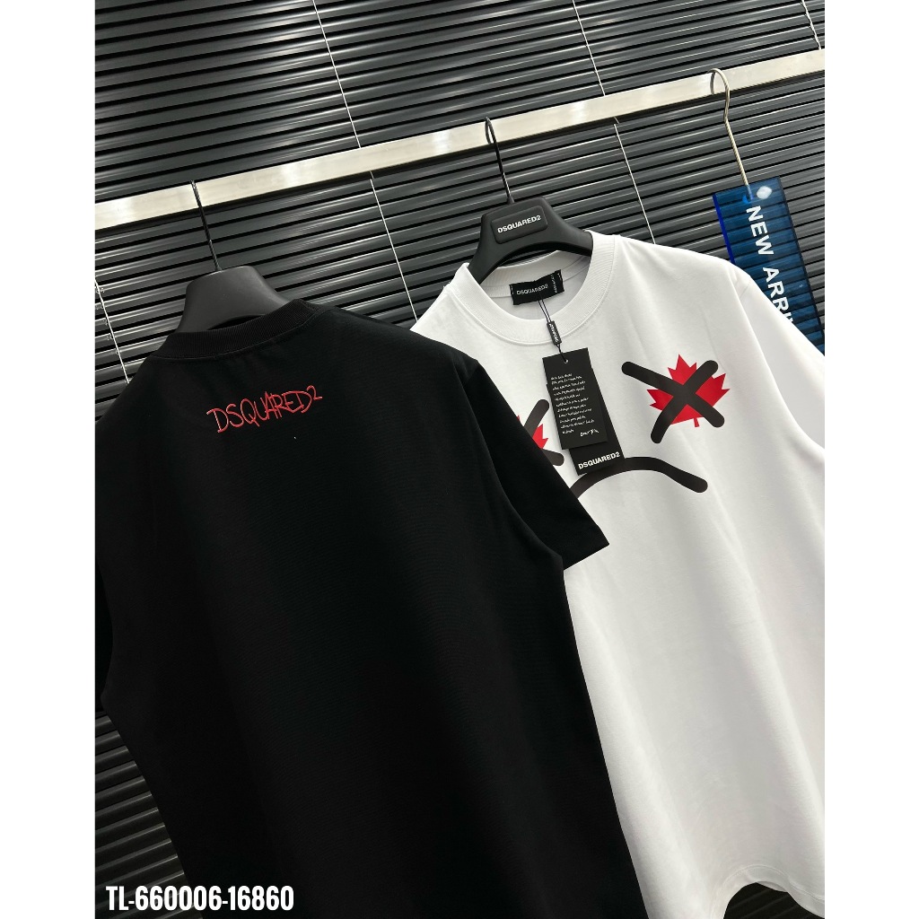 🔥Hot🔥Áo thun Dsquared2 in hình mặt thiết kế hot trend Nam New 2024
