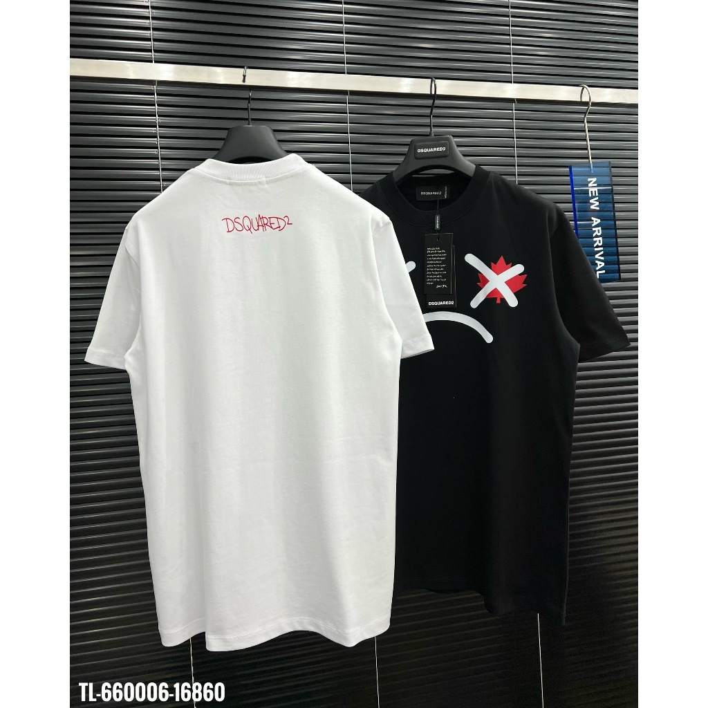🔥Hot🔥Áo thun Dsquared2 in hình mặt thiết kế hot trend Nam New 2024