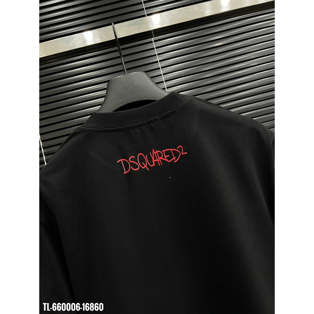 🔥Hot🔥Áo thun Dsquared2 in hình mặt thiết kế hot trend Nam New 2024