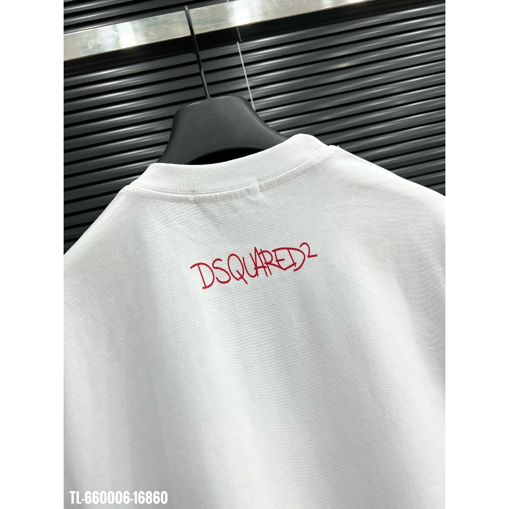🔥Hot🔥Áo thun Dsquared2 in hình mặt thiết kế hot trend Nam New 2024