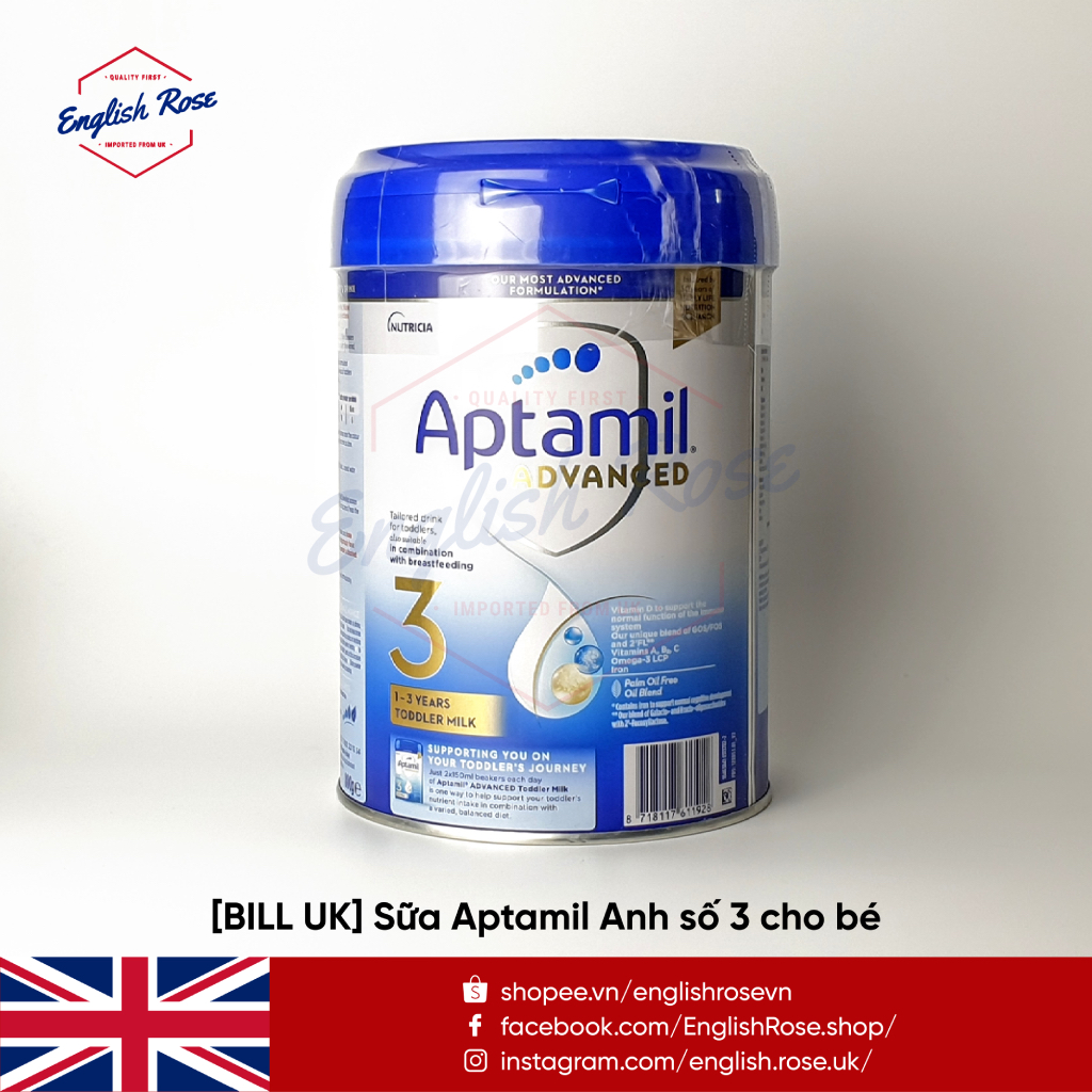 [BILL UK] Sữa Aptamil Anh cho bé