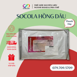 Socola Màu Colatta Thanh 1kg - Hồng Dâu