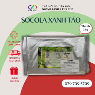 Socola Màu Colatta Thanh 1kg - Xanh Táo