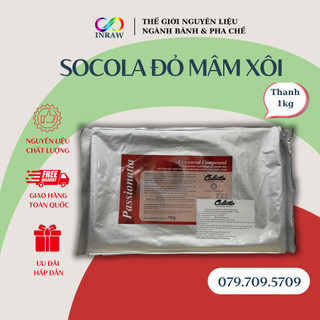 Socola Màu Colatta Thanh 1kg - Đỏ Mâm Xôi