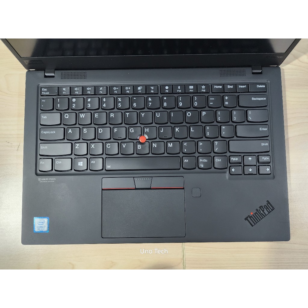 Laptop Lenovo Thinkpad X1 Carbon Gen 7 - Core I7-8565U RAM 16GB/SSD 512GB - Dòng Doanh nhân Mỏng nhẹ nhất 1.13kg