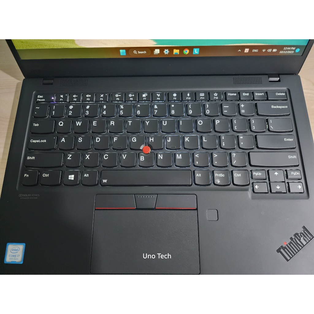 Laptop Lenovo Thinkpad X1 Carbon Gen 7 - Core I7-8565U RAM 16GB/SSD 512GB - Dòng Doanh nhân Mỏng nhẹ nhất 1.13kg