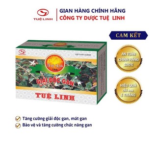 Trà Giải độc gan Tuệ Linh 5 gói- -date mới- Giải độc và bảo vệ gan, hỗ trợ viêm gan virus,