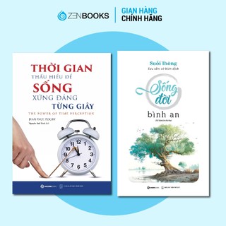 Sách - combo thời gian thấu hiểu để sống xứng đáng từng giây + sống đời bình an