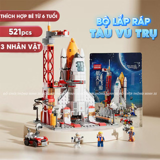 Đồ chơi lắp ráp trẻ em từ 6 tuổi, đồ chơi lắp ráp mô hình lắp ráp tàu vũ trụ