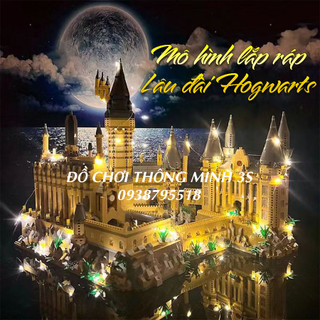 Mô hình lắp ráp lâu đài Hogwart, lâu đài Disney, lắp ráp tàu titanic nhóm lắp ráp kiến trúc thế giới