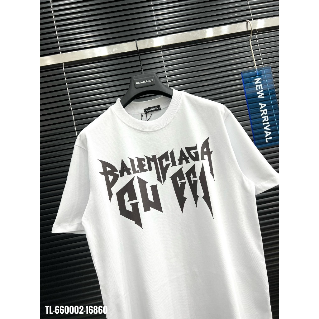 🔥Hot🔥Áo thun Gucci ft Balenciaga in chữ thiết kế hot trend Nam nữ New 2024