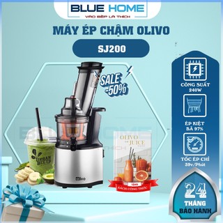 Máy Ép Chậm OLIVO SJ200, Công Suất 240W, Ép Kiệt Bã,  Tốc Độ Chậm 39 vòng/phút, Hàng Chính Hãng