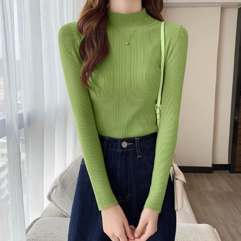 Áo len tăm cổ 3 phân siêu mềm mịn hàng Quảng Châu MS088