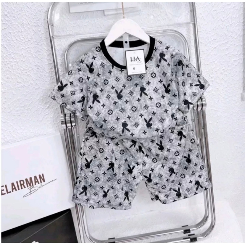 Set bộ cho bé trai chất liệu thun mịn, mát, phong cách siêu hot, siêu chất cho bé