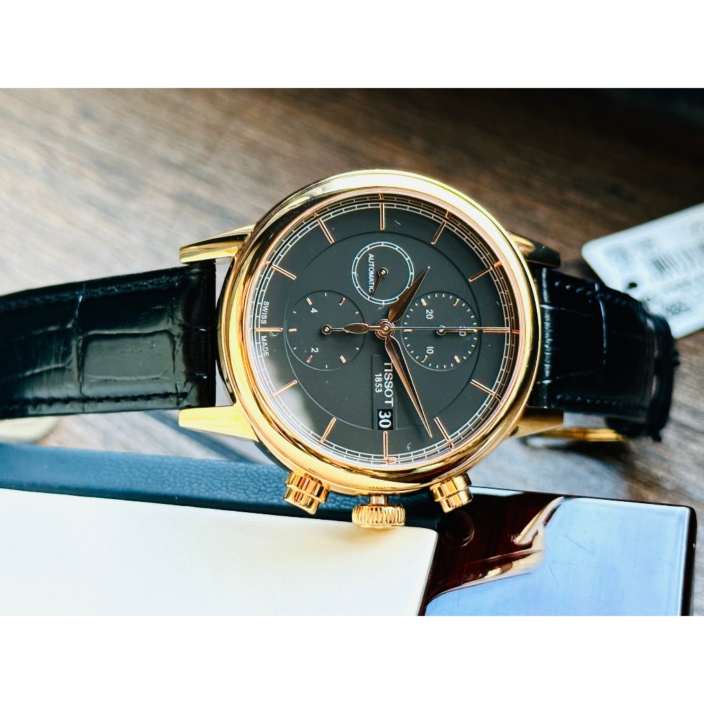 Đồng hồ nam dây da Tissot Carson Automatic T085.427.36.061.00