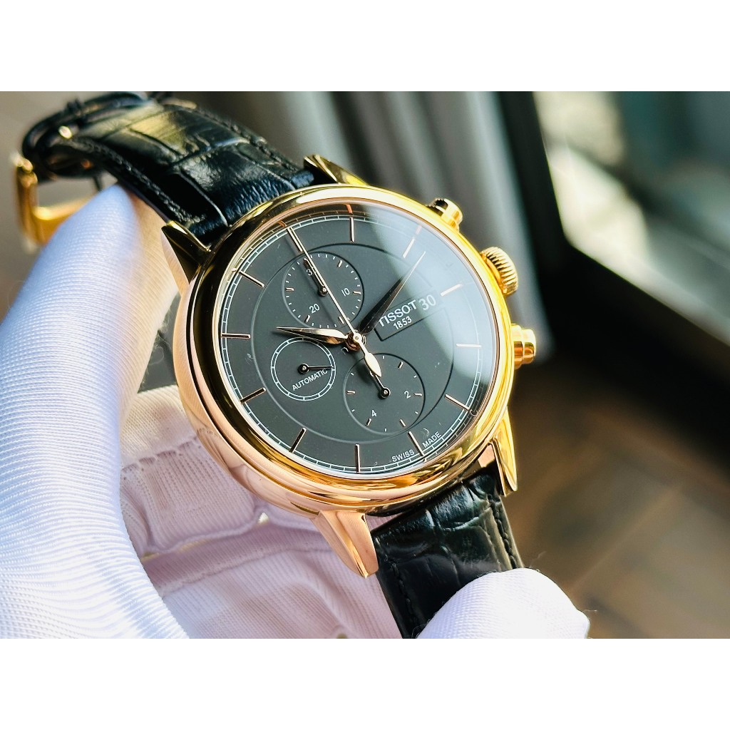 Đồng hồ nam dây da Tissot Carson Automatic T085.427.36.061.00