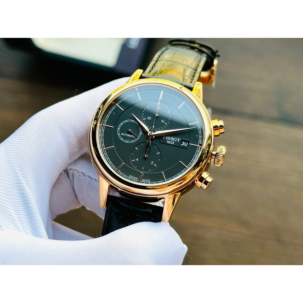 Đồng hồ nam dây da Tissot Carson Automatic T085.427.36.061.00