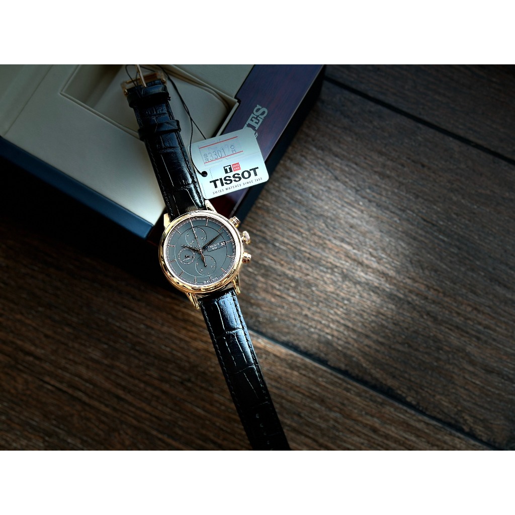 Đồng hồ nam dây da Tissot Carson Automatic T085.427.36.061.00