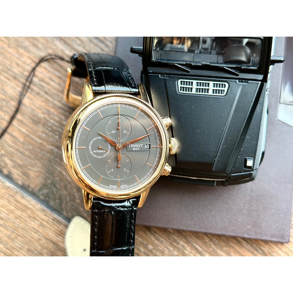 Đồng hồ nam dây da Tissot Carson Automatic T085.427.36.061.00