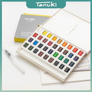 Set màu nước Miya set 24/36 kèm cọ nước và giấy