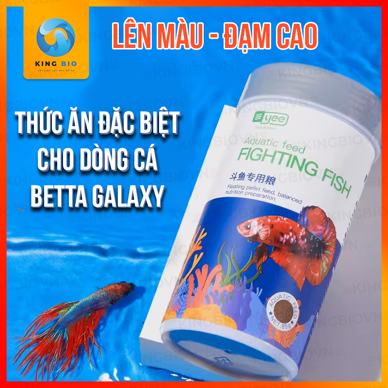 Cám cho cá Betta Yee Fighting Fish – thức ăn đặc biệt cân bằng dinh dưỡng, thúc size và kích màu