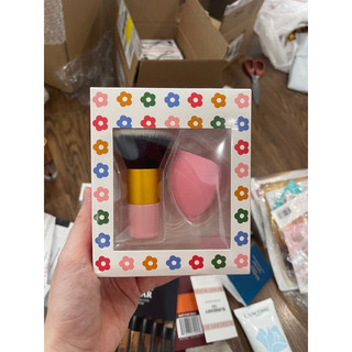 Set chổi và mút trang điểm Kabuki