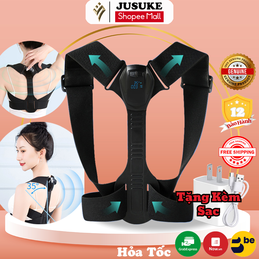 Đai chống gù lưng JUSUKE cảm biến thông minh cực nhạy bảo hành 1 năm