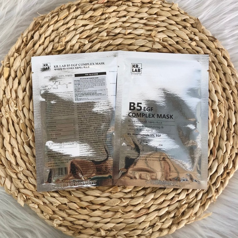 Mặt nạ cấp ẩm phục hồi Kr.Lab+ B5 EGF Complex Mask